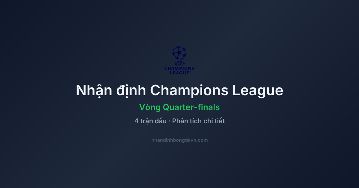 Champions League tứ kết